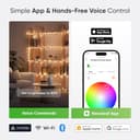 Nanoleaf 24M Smarte Lichterkette with Weihnachtsszene, RGBIC LEDs, drinnen und draußen, Musik Sync, Matter über WLAN, Funktioniert mit App, Sprachsteuerung (Alexa Google Apple Home) Dekoration - 5