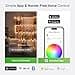 Nanoleaf 24M Smart Luci a stringa collegate con Scena Natalizia, 300 LED RGBIC indirizzabili, Interno & Esterno, Musical Sync, Matter sopra WiFi, Controllo tramite App, Voce (Alexa Apple Google Home) - 5