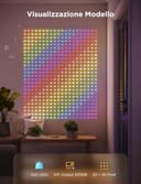 Govee Curtain Lights 3×2m, Tenda LED Intelligente con GIF Fai da Te, Lucine che Cambiano Colore RGBIC, Natale Decorazione Dinamica Intelligente, Impermeabile IP65, Compatibile con Alexa, 1040 LEDs - 3