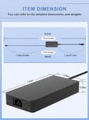 SLRIOYS 240W Cargador Compatible con Msi Stealth A16 16 17 AI+ GS77 Studio, Creator Pro Z16 Z17 Z16/Z17 HX A16 16 AI+ Studio GP66 GP76 Leopard, Vector GP77 GE66 Raider Alpha 17 WE76 Laptop - 5