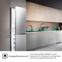 Hisense RB327N4ADD Kühl-Gefrier-Kombination, EEK D, Total NoFrost, wechselbarer Türanschlag, Flaschengitter, 171 Liter Kühlteil, 85 Liter Gefrierteil, Inox Look - 11