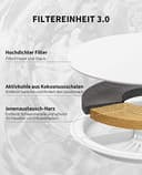 PETKIT CYBERTAIL Katzen Trinkbrunnen, Hundewasserspender,1,85L Katzen Hunde Wasserbrunnen,LED-Licht,25dB Extrem Leiser,Schnurgebundener Wasserspender, Schnurlose Wasserpumpe,Grau - 4