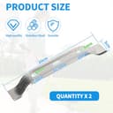 SWAWIS 2 Stück Mähroboter Messer Kompatibel mit Stihl Mähroboter iMOW RMI 422 422P 422PC RMI422 P C Mähroboter Messer Rasenmähermesser Ersatzmesser Rasentrimmer für Mähroboter Rasenroboter - 2