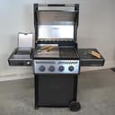 Grillrost.com Das Original Piastra per griglia in Acciaio Inox - Plancha 45 x 30 cm - per Napoleon Freestyle e Rogue 365, 425, 525 - Senza bruciatore Posteriore - 8