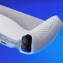 PlayVital Silikon Hülle für PS Portal, Schutzhülle case Tasche für PS Portal,rutschfeste Abdeckung zubehör für PlayStation Remote Player mit Daumengriffen(3D Noppen Edition,Transparent) - 4