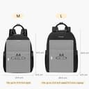 LOVEVOOK Kleiner Rucksack Damen Klein Cityrucksack Handtasche 2 in 1 Wasserdicht Tagesrucksack Mini Backpack Women Elegant Casual Daypack für Reise Freizeit Einkauf Arbeit - 5