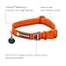 Ruffwear Front Range Collar, Dog Collar with V-Ring, Adjustable Length Pet Dog Collar, Comfortable Soft Fabric, Pet Collar with Dog Leash Attachment Ring, Blaze Orange - 3