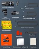 VANTRUE N5 4 Kanal 2.7K STARVIS 2 Dashcam Auto 1944P+ 3 Lens 1080P Dash Cam Vorne Innen Hinten, 5.8GHz WiFi, IMX675 HDR Nachtsicht Dash Camera Auto 24H Parkmodus, Sprachbefehle, Max 1TB - 9