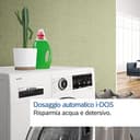 Bosch WGH254A0IT Serie 6 Lavatrice smart a carica frontale, 10 kg, 1400 giri, Efficienza energetica A -20%, sistema di dosaggio automatico del detersivo e dell’ammorbidente, Bianco, 60 Cm - 6