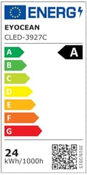 EYOCEAN Schreibtischlampe LED, 24W 80CM Tischlampe mit Gestensteuerung, Dimmbare Tageslichtlampe Augenschutz Monitor Lampe für Arbieter in Büro Leser Architekenden Schneider - 8