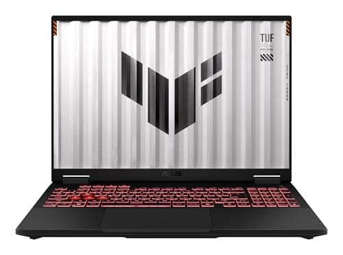 ASUS TUF Gaming A16 FA608UP-QT006 - Ordenador Portátil Gaming de 16" WQXGA 165Hz (AMD Ryzen 7 260, 32GB RAM, 1TB SSD, NVIDIA RTX 5070 8GB, Sin Sistema Operativo) Gris Jager - Teclado QWERTY español