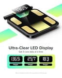 RunSTAR Körperfettwaage, Personenwaage digital mit 8 Elektroden für Körpergewicht und Körperfett, BMI, Muskelmasse und Analyse von 28 Körpermaße App-Nutzung, 3-Metrik-Anzeige, 180kg - 2