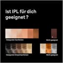 Braun Smart IPL Geräte Haarentfernung Silk·expert Pro 5 — Professionelle Dauerhafte und Schmerzfreie Laser Haarentfernung für Zuhause, Designed in Germany — Inkl. Etui, 1 Aufsatz — PL5100, Weiß/Gold - 8