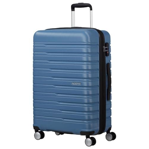 American Tourister Flashline - Spinner M, Maleta, 67 cm, 69/75 L, Azul (Coronet Blue)