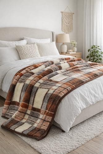 Merino Wool Coperta in lana vergine (200 x 240 cm)