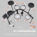 Kit Elettronico V-Drums Roland TD-07DMK – Kit con le leggendarie pelli Mesh a doppio strato dalla suonabilità ed espressività superiori – Audio & MIDI Bluetooth – USB per registrare dati audio e MIDI - 11