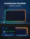 Govee Luci LED Retroilluminazione TV 2 Ritagliabili Su Misura, Striscia RGBWIC 4,4m per TV 32-70 Pollici, 210+ Scene, Sincrono Musica, App, Compatibile Matter, DIY - 4