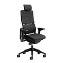 Steelcase Please Ergonomischer Bürodrehstuhl mit höhenverstellbarer Lumbalstütze für Unterstützung den ganzen Tag über, anpassbare Kopfstütze Onyx Schwarz, 66 x 64 x 118 - 1