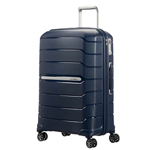 Samsonite Flux - Spinner L, Maleta expandible, 75 cm, 99/111 L, Azul Marino (Navy Blue)