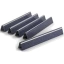 GFTIME 44.5CM Flavorizer Bar for Weber Genesis E/S-310 320 330 with Front Burner Knobs, DOESN'T fit Genesis II E/S-310 340, Porcelain Steel Heat Plate Spare Parts for Weber 7621 7620, 5 Pack - 1