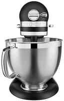 KitchenAid ARTISAN - Robot de cocina (4,8 L, con motor inclinable, 5KSM185PS), color negro - 4