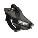 IDC Powergeschirr, L, Schwarz-Grau - Reflektierendes Hundegeschirr mit Logo-Feld, verstellbar, atmungsaktiv, Bewegungsfreiheit, Oeko-TEX Zertifiziert, für kleine, mittlere & große Hunde - 3