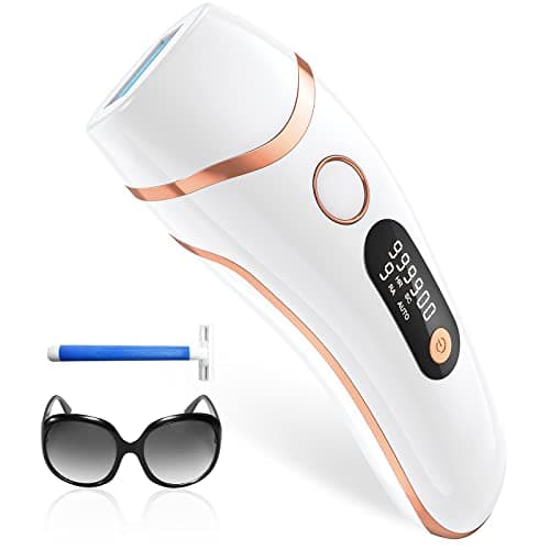 Haarlosy Depiladora Luz Pulsada, Depiladora Láser Definitive-999,999 Flashes, 2 Modos 9 Niveles Energía IPL Depilación para Axilas, Cuerpos, Hombres, Mujeres, Salón en Casa, LCN1208