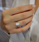 Echtsilber Ring Damen - 925 Sterlingsilber - Lady Cameo - Vintage Schmuck - Silberring 925 - Größenverstellbar - Handmade Schmuck Geschenke für Sie (Ring) - 5