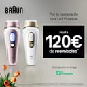 Braun Luz Pulsada Silk-expert Pro 5, Alternativa a Depiladora Laser, Eliminación Del Vello En Casa, Depiladora IPL Con Funda, Maquinilla Venus, 4 Cabezales Para Cara y Cuerpo, Blanca/Dorada, PL5342 - 2