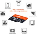 Vantrue - Tarjeta de Memoria microSDXC UHS-I U3 4K (256 GB, Compatible con Dashcam, Smartphone, Tableta, Cámara de Acción y Cámara de Vigilancia (256 GB) - 8