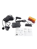 MASO Radar di retromarcia wireless per auto con kit 4 sensori, Radar di retromarcia wireless per auto DC 12V 0,3-2,0 m/11,81-78,74 pollici - 6