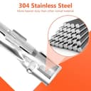 GFTIME 69787 quemador de acero inoxidable y 7636 Flavorizer Bar & 7638 Hierro Fundido Parrilla Set para Weber Spirit E310 S310 E320 S320 E330 S330 (con botones frontales), II//LX 310, piezas de - 4