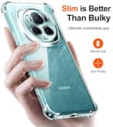 ivoler Klar Silikon Hülle für Honor Magic6 Pro/Honor Magic 6 Pro mit Stoßfest Schutzecken, Dünne Weiche Transparent Schutzhülle Flexible TPU Durchsichtige Handyhülle Kratzfest Case Cover - 8