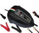 100% Made in Italy SMART 5000+ Caricabatterie/Mantenitore Intelligente 1Amp/5Amp per Batterie 12V Piombo-Acido, dotato di Power Supply, per Auto, Moto, Scooter, Barche, Camion, Camper fino a 160Ah - 1