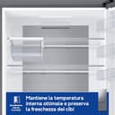 Samsung Frigorifero Combinato F1rst 75 AI RB53DG706BS9/EF, Wifi, Largo 75cm, Twin Cooling Plus, Metal Back, Total No Frost, 538 L, LxAxP: 75,6 x 203 x 71,1 cm, Metal Inox - 8