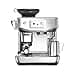 Sage - The Barista Touch Impress - Coffee machine with automatic milk frothing & integrated grinder - Intelligent dosing, assisted tampering, 8 presets - Black stainless steel - 1