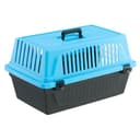 Ferplast Trasportino Rigido per Cani Piccola Taglia e Gatti Atlas 20 El, Box per Trasporto di Animali, Plastica Robusta, Porta in Acciaio Plasticato, Griglie per L'Aerazione, 37 X 58 X 32 cm Azzurro - 6