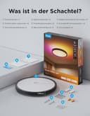 Govee Deckenlampe RGBIC 24W, Smart Led Deckenleuchte Ø30cm Kompatibel mit Matter, Alexa & Google Assistant, Deckenlampe Led Dimmbar mit 16 Millionen DIY Farben, für Schlafzimmer, Wohnzimmer, Schwarz - 9