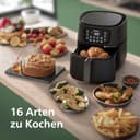 Philips Airfryer 5000 Series Heißluftfritteuse XXL, 7,2L (1,4Kg), 16-in-1 Airfryer, Wifi Verbunden, 90% Weniger Fett Mit Rapid Air Technologie, Rezepte-App (HD9285/90) - 5