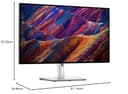 Dell U2723QE UltraSharp 27 Inch 4K UHD (3840x2160) Monitor, 60Hz, IPS, 5ms, 98% DCI-P3, HDR400, 3x USB-C, 2x DisplayPort, HDMI, 5x USB, RJ45, 3 Year Warranty, Silver - 6