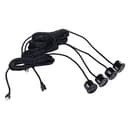 MASO, radar wireless per retromarcia auto con kit 4 sensori, sensore di parcheggio retromarcia auto con sistema radar sensibile, radar wireless per retromarcia auto DC 12V 0,3-2,0m/11,81-78,74in, Nero - 3