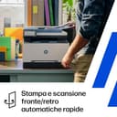 HP Color LaserJet Pro 3302fdw 499Q8F, Stampante Multifunzione A4, Stampa Fronte e Retro Automatico, 25 ppm B/N e a Colori, USB, Wi-Fi, Ethernet, Fax, Copia, Scansiona, ADF da 50 Fogli, Smart, Blu - 4