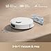 dreame D20 Pro Plus Robot Vacuum, 13,000Pa Suction, DuoBrush for Pet Hair, Corner Cleaning, Self-Emptying, LDS Navigation & Laser Avoidance, 2-in-1 Vacuum&Mop, Hard Floors&Carpets, 5,200mAh Battery - 6