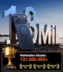 TORRAS Guardian-Mag für iPhone 17 Pro Hülle für MagSafe (Zertifizierte Militärschutz und Magnetkraft) Handyhülle iPhone 17 Pro Case Extrem Haltbarkeit Hülle Stoßfest Kratzfest Cover, Matt Blau - 2