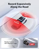 REDTIGER Dash Cam 4K/2.5K Anteriore e Posteriore, Dashcam STARVIS 2, Schermo IPS da 3,18 Pollici, Scheda da 128 GB Inclusa,WiFi 5,8 GHz,GPS,WDR Grandangolare a 170,Supporta Fino a 256 GB(F7NP) - 3