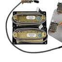 Pickups De Guitarra Humbucker Pickups Cuello Y Puente Pickup 4c Cableado Arnés Push-Pull Single Set para Gibson Epiphone Guitar Pastillas de Guitarra eléctrica (Color : Silver Black Frame) - 3