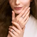 Bestyle Ring Damen 925 Sterling Silber Verlobungsring Ringbreite 3mm Größe 52 Hochzeitsringe Eheringe Verlobungsring Trauringe Ewigkeitsring - 2