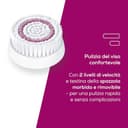 Beurer FC 45 spazzola elettrica per la pulizia del viso, pulizia profonda per una pelle visibilmente morbida e luminosa, rotazione a 2 livelli, per tutti i tipi di pelle, impermeabile, bianca - 4