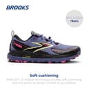 Brooks 1204151B464 Cascadia 18 GTX Damen Grey Blue/Black/Pink EU 37.5 - 2