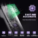 No-Touch Forehead Thermometer for Adults, Infrared Digital Thermometers for Kids, Touchless Baby Thermometer, Accurate Reading with Large Display, Mute Mode, Memory Recall, Fever Alarm (Purple) - 4